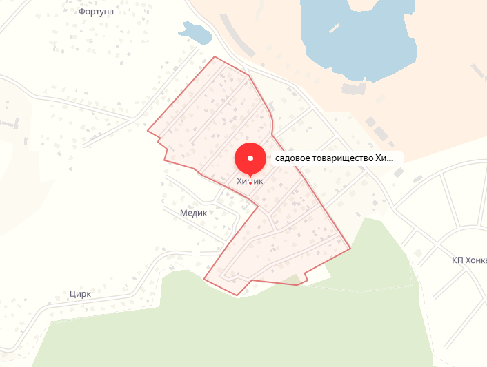 садовое товарищество Химик
